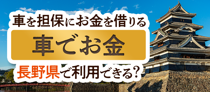 長野県の車担保金融「車でお金」