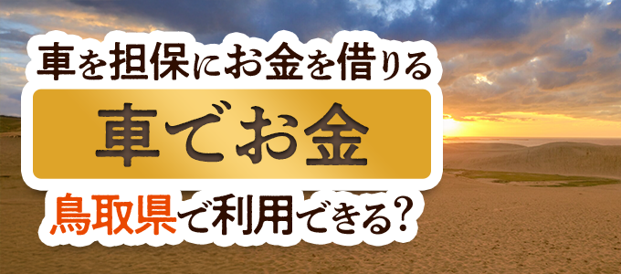 鳥取県の車担保金融「車でお金」
