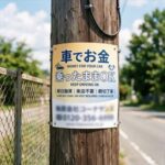 沖縄県の車担保融資の看板